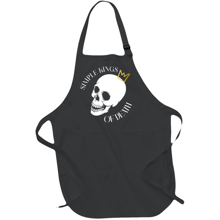 Simple Kings Of Death Full-Length Apron With Pockets