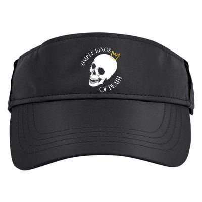 Simple Kings Of Death Adult Drive Performance Visor