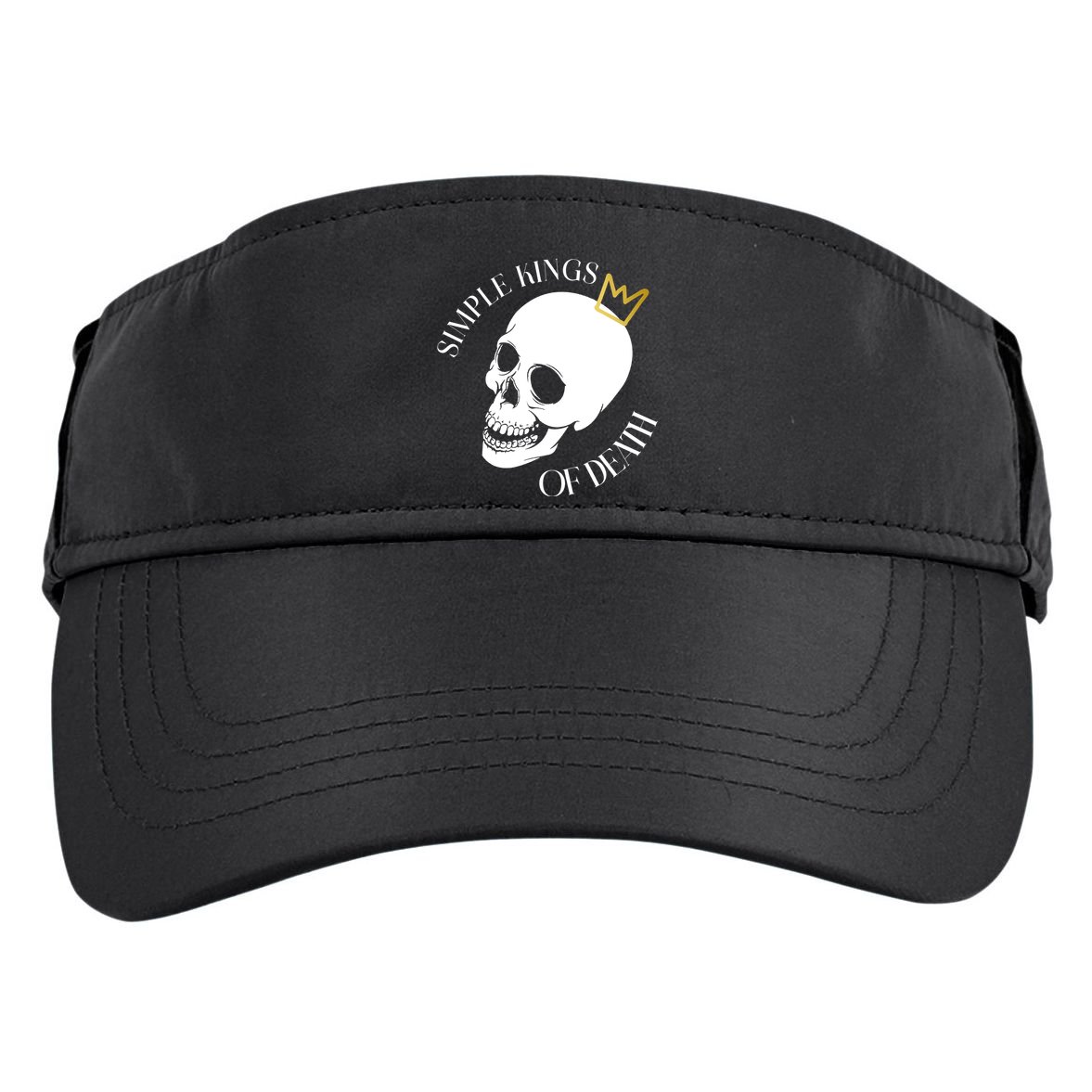 Simple Kings Of Death Adult Drive Performance Visor