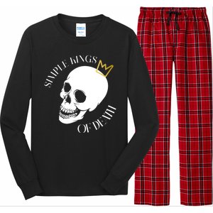 Simple Kings Of Death Long Sleeve Pajama Set