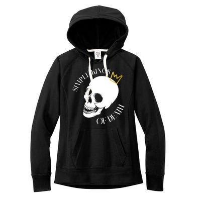 Simple Kings Of Death Women's Fleece Hoodie