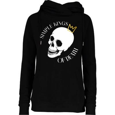 Simple Kings Of Death Womens Funnel Neck Pullover Hood