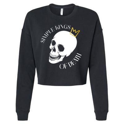 Simple Kings Of Death Cropped Pullover Crew