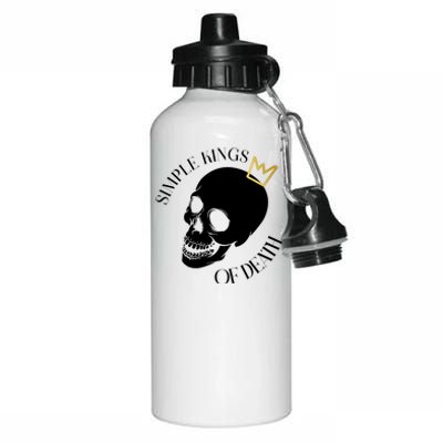 Simple Kings Of Death Aluminum Water Bottle 