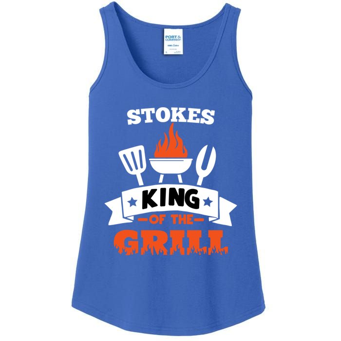 Stokes King Of The Grill Grilling Bbq Chef Master Cooking Meaningful Gift Ladies Essential Tank