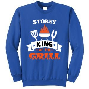 Storey King Of The Grill Grilling Bbq Chef Master Cooking Great Gift Sweatshirt