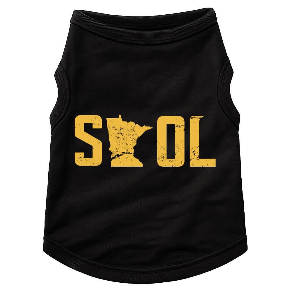 Skol Helmet Vintage Viking Logo Doggie Tank
