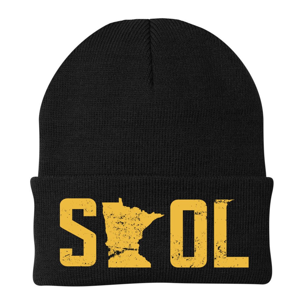 Skol Helmet Vintage Viking Logo Beanie
