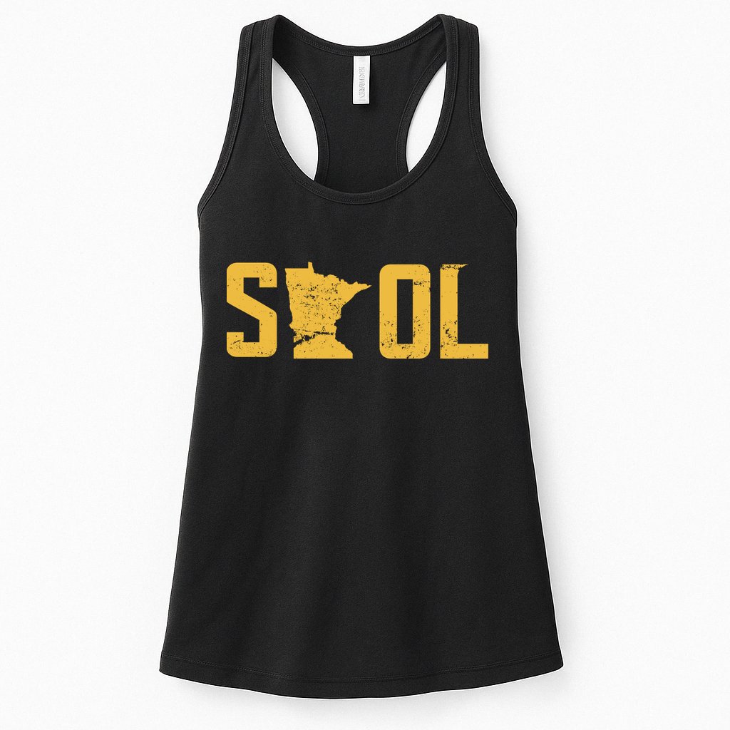 Skol Helmet Vintage Viking Logo Womens Tank Top