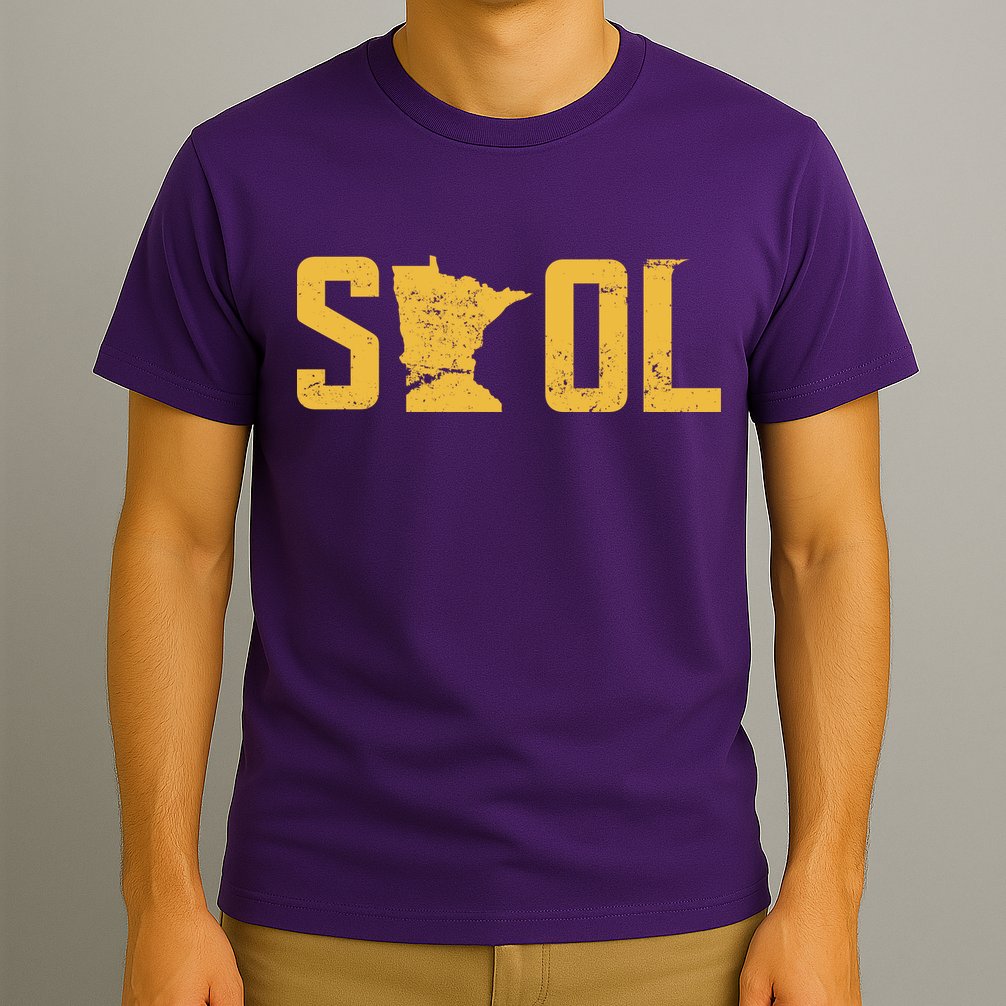 Skol Helmet Vintage Viking Logo T-Shirt