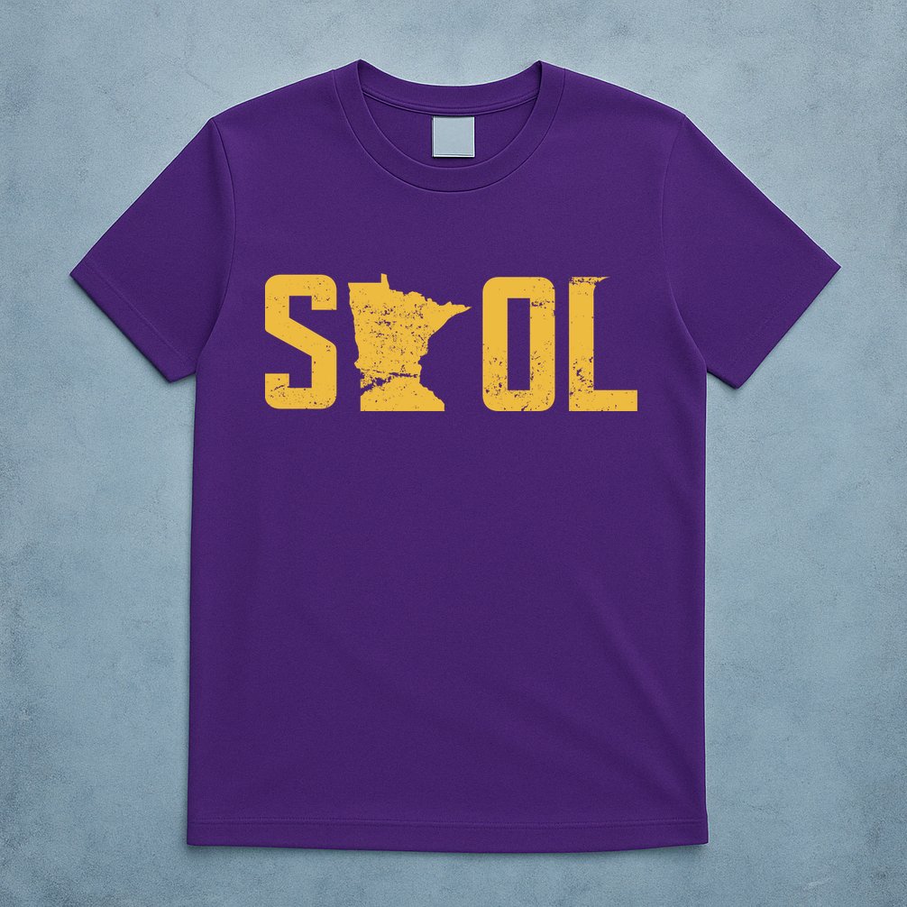 Skol Helmet Vintage Viking Logo T-Shirt