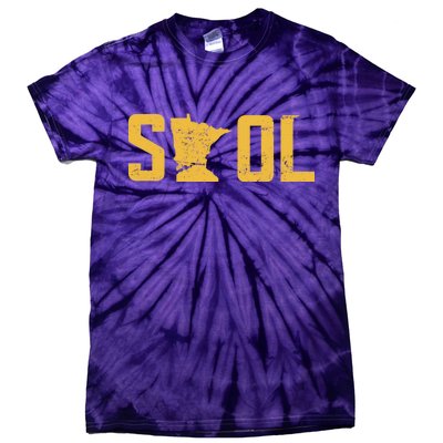 Skol Helmet Vintage Viking Logo Tie-Dye T-Shirt