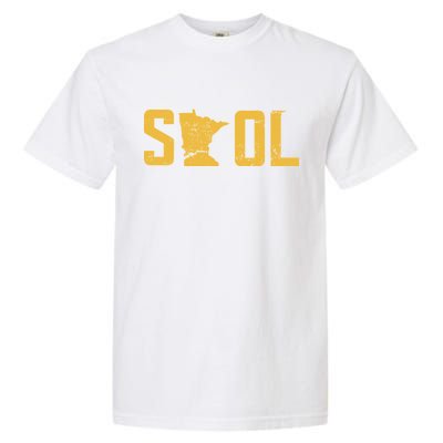 Skol Helmet Vintage Viking Logo Garment-Dyed Heavyweight T-Shirt