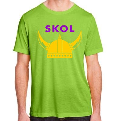 Skol Viking Helmet Minneapolis Miracle Adult ChromaSoft Performance T-Shirt