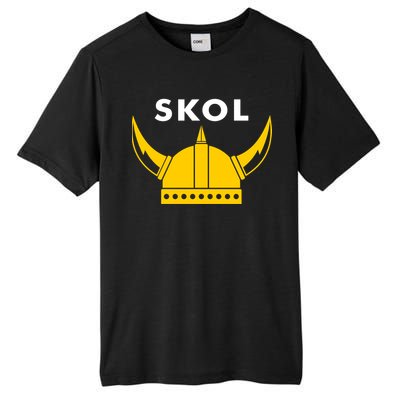 Skol Viking Helmet Minneapolis Miracle Tall Fusion ChromaSoft Performance T-Shirt