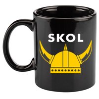 Skol Viking Helmet Minneapolis Miracle 11oz C Handle Ceramic Mug