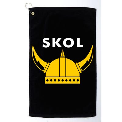 Skol Viking Helmet Minneapolis Miracle Golf Towel
