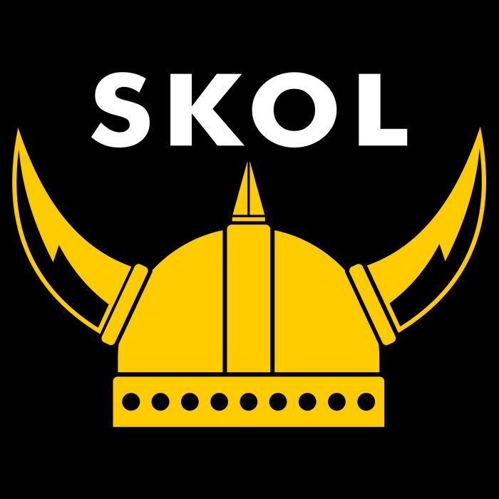 Skol Viking Helmet Minneapolis Miracle Zip Tote Bag