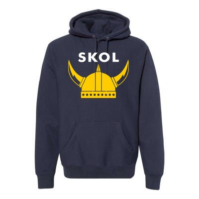 Skol Viking Helmet Minneapolis Miracle Premium Hoodie