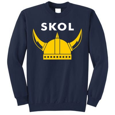 Skol Viking Helmet Minneapolis Miracle Tall Sweatshirt