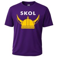 Skol Viking Helmet Minneapolis Miracle Cooling Performance Crew T-Shirt