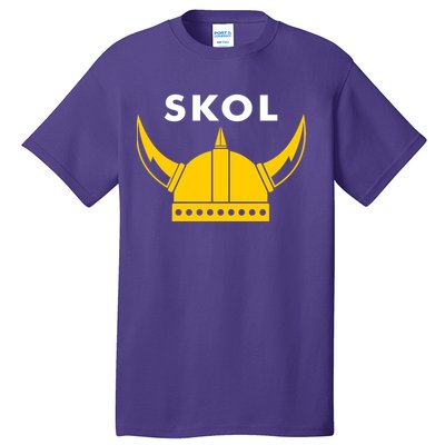 Skol Viking Helmet Minneapolis Miracle Tall T-Shirt