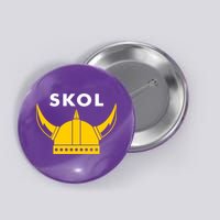 Skol Viking Helmet Minneapolis Miracle Button
