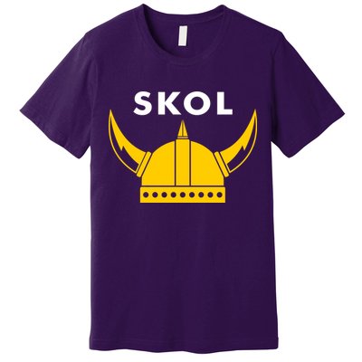 Skol Viking Helmet Minneapolis Miracle Premium T-Shirt