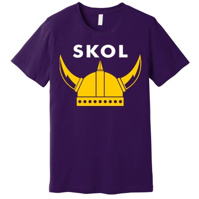 Skol Viking Helmet Minneapolis Miracle Premium T-Shirt