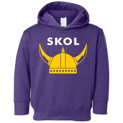 Skol Viking Helmet Minneapolis Miracle Toddler Hoodie