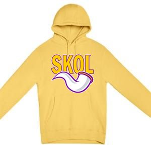 Skol Viking Horn Premium Pullover Hoodie