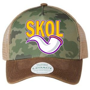 Skol Viking Horn Legacy Tie Dye Trucker Hat