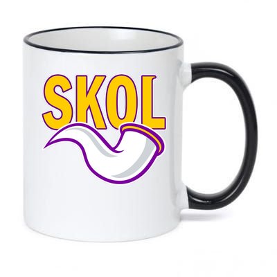 Skol Viking Horn 11oz Black Color Changing Mug