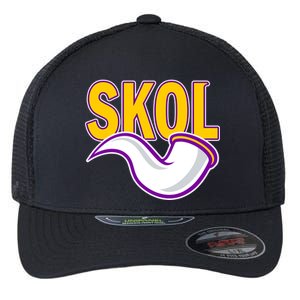 Skol Viking Horn Flexfit Unipanel Trucker Cap