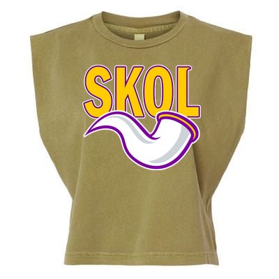 Skol Viking Horn Garment-Dyed Women's Muscle Tee