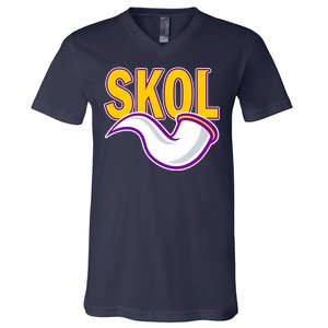 Skol Viking Horn V-Neck T-Shirt