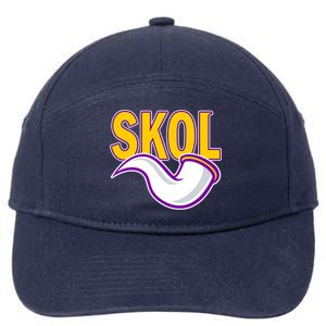 Skol Viking Horn 7-Panel Snapback Hat