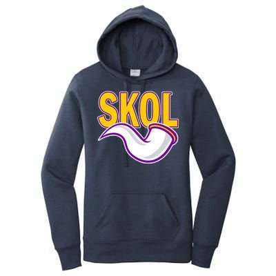 Skol Viking Horn Women's Pullover Hoodie