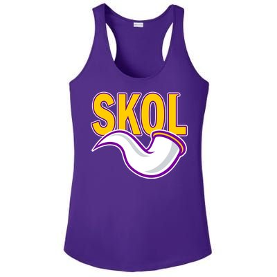 Skol Viking Horn Ladies PosiCharge Competitor Racerback Tank