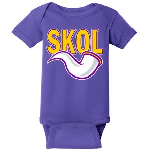 Skol Viking Horn Baby Bodysuit