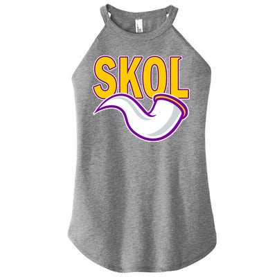 Skol Viking Horn Women’s Perfect Tri Rocker Tank