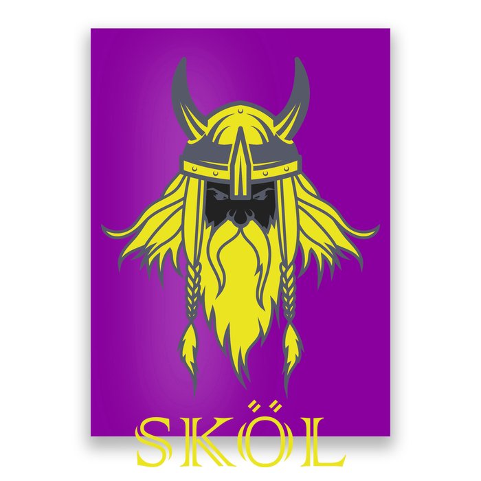 SKOL Viking Nordic Scandinavian Poster