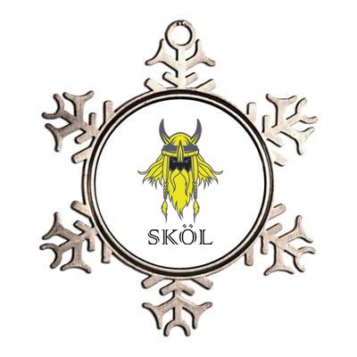 SKOL Viking Nordic Scandinavian Metallic Star Ornament