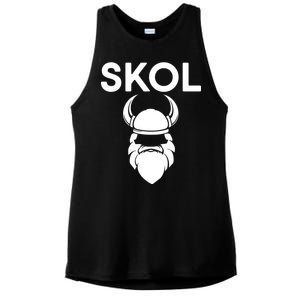 Skol Vikings  Ladies PosiCharge Tri-Blend Wicking Tank