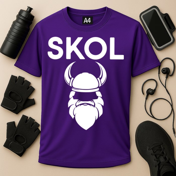 Skol Vikings  Cooling Performance Crew T-Shirt