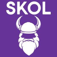 Skol Vikings  Button