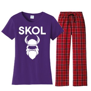 Skol Vikings  Women's Flannel Pajama Set