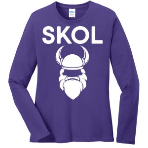 Skol Vikings  Ladies Long Sleeve Shirt