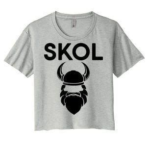 Skol Vikings  Women's Crop Top Tee