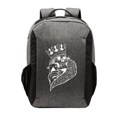 Skeleton King Poker Vector Backpack